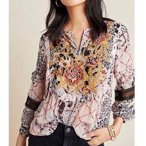 Anthropologie Mathilda Blouse, Size XS